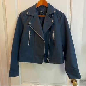 Forever 21 faux leather motorcycle jacket